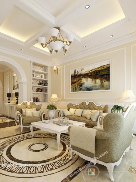 Tranh dán tường phòng khách 3d đẹp