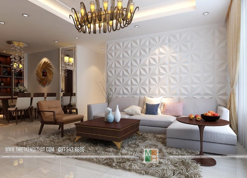 thiết kế nội thất phòng khách