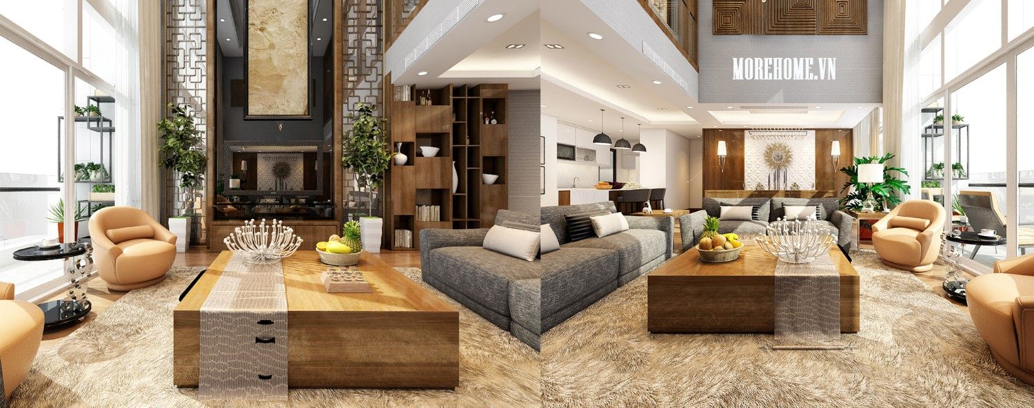 Thiết kế phòng ngủ căn hộ duplex Mandarin garden - chị Mai