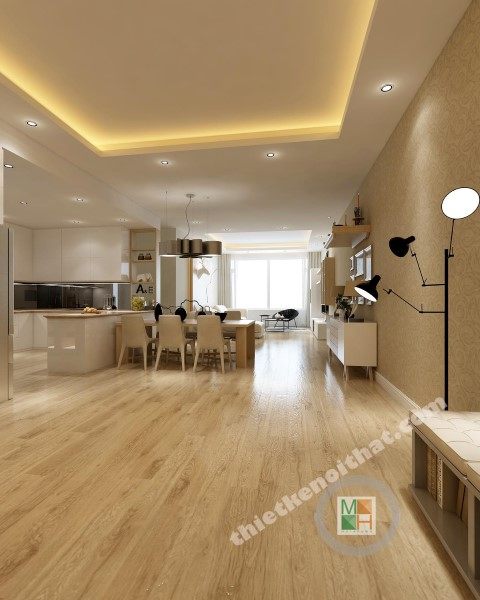 thiết kế chung cư 45m2