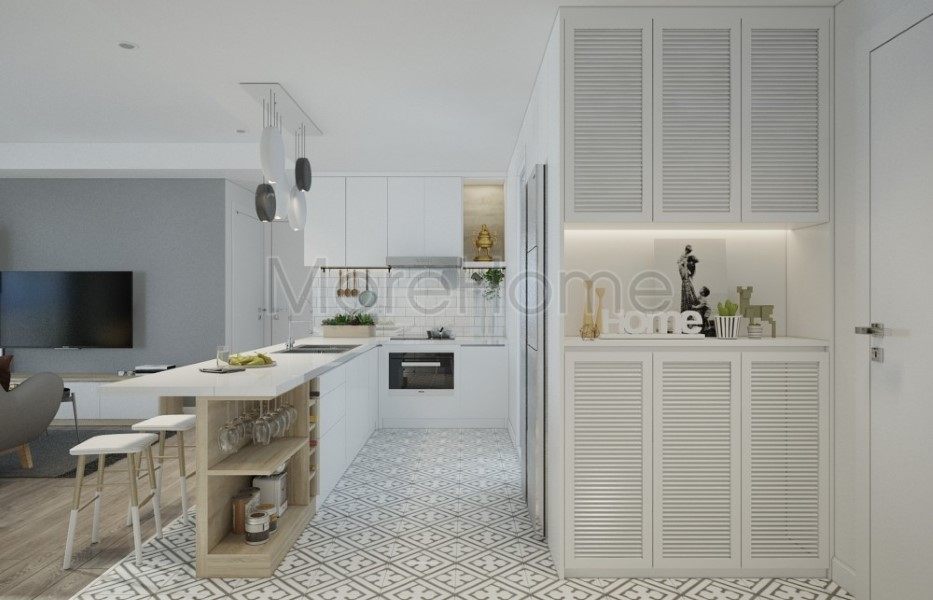 thiết kế chung cư 45m2