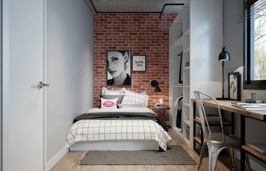 thiết kế chung cư 45m2