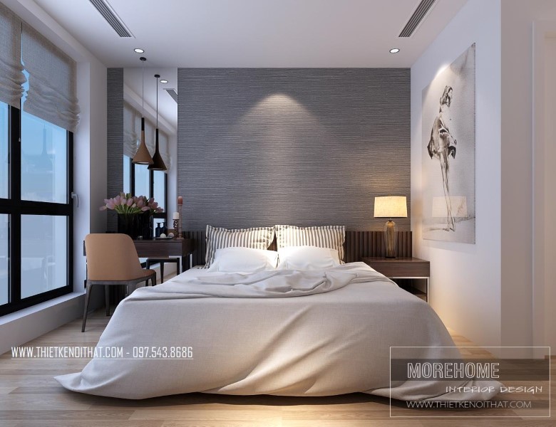 thiết kế chung cư 45m2