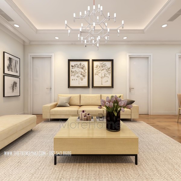 thiết kế nội thất chung cư 65m2