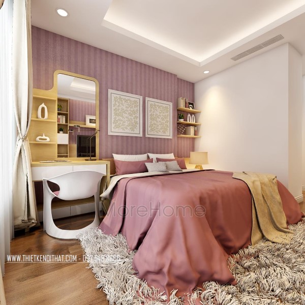thiết kế chung cư 65m2