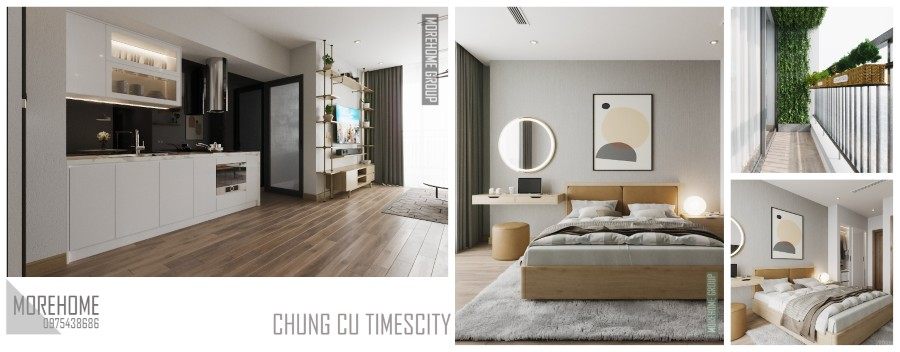 Thiết kế nội thất chung cư Times City Park Hill hiện đại đẹp Thiết kế nội thất chung cư Times City Park Hill hiện đại đẹp