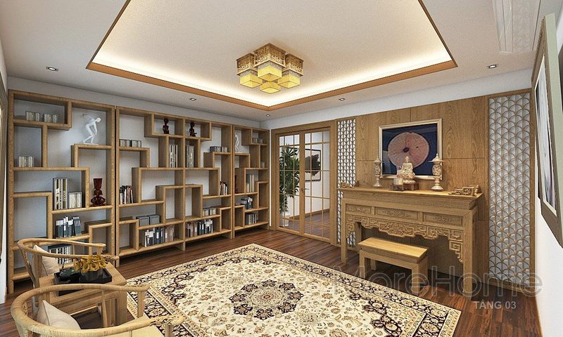 Thiết kế nội thất phòng thờ nhà phố Vincom - Rạch Giá Kiên Giang hiết kế nội thất phòng thờ nhà phố Vincom - Rạch Giá Kiên Giang