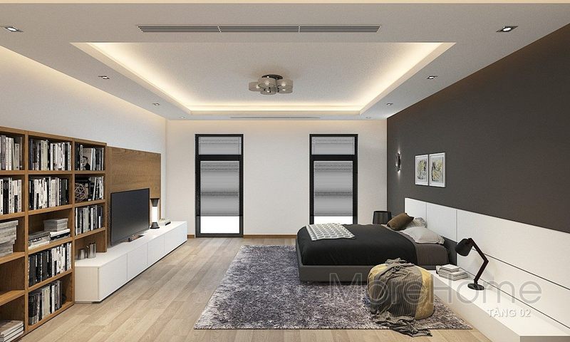Thiết kế nội thất phòng ngủ nhà phố Vincom - Rạch Giá Kiên Giang hiết kế nội thất phòng ngủ nhà phố Vincom - Rạch Giá Kiên Giang