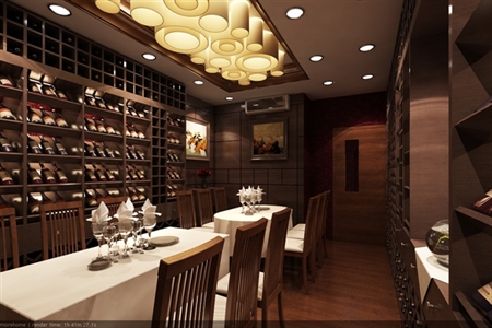 Thiết kế showroom Rượu LaRomah - Công Ty XNK Thiên Phú