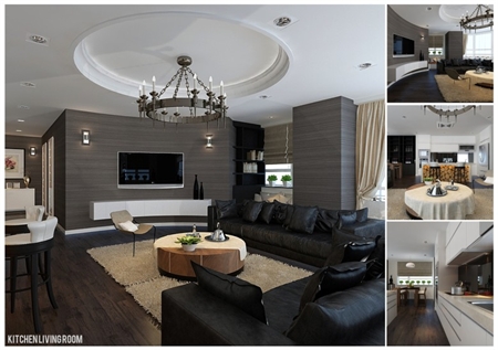 Thiết kế nội thất chung cư Chùa Hà, Quốc Tế Thăng Long - Nhà Anh Thắng căn 01