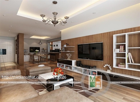 Thiết kế nội thất chung cư Mandarin Garden Phong Cách Hiện Đại