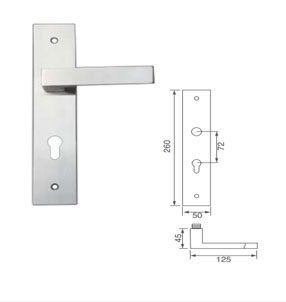 Tay nắm gạt tiêu chuẩn - TNG03.02.142