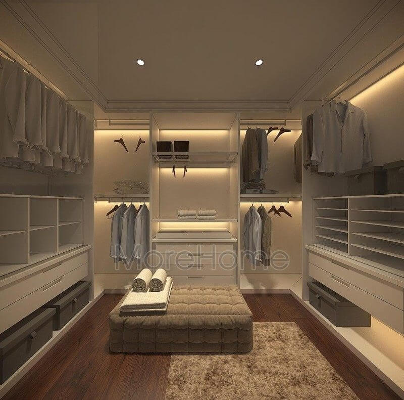 Thiết kế phòng thay đồ căn hộ pentstudio tây hồ Thiết kế phòng thay đồ căn hộ pentstudio tây hồ
