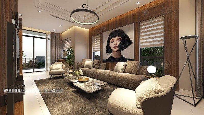 Thiết kế biệt thự Vinhomes Thăng Long hiện đại Thiết kế biệt thự Vinhomes Thăng Long hiện đại