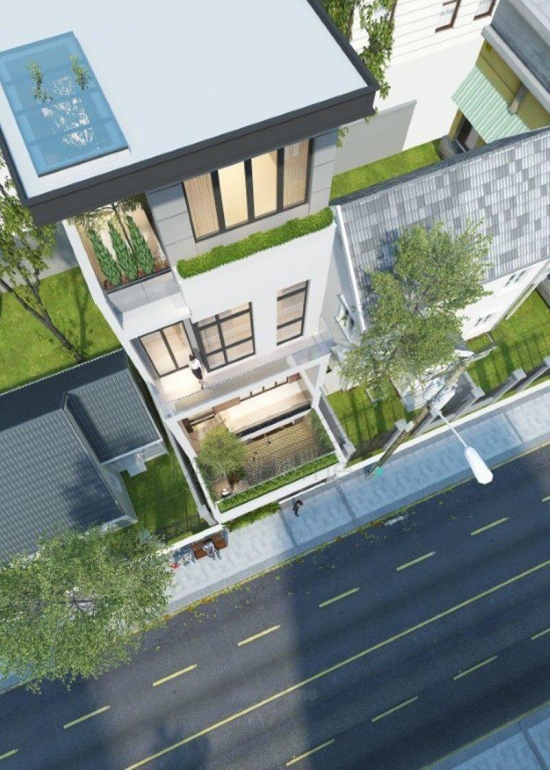 Thiết kế kiến trúc biệt thự phố