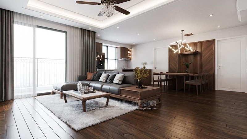 Thiết kế nội thất gỗ óc chó Thiết kế nội thất gỗ óc chó