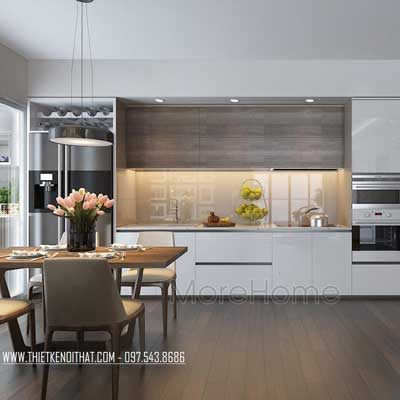  Tủ bếp hiện đại tại Sun Square - chị Bảo