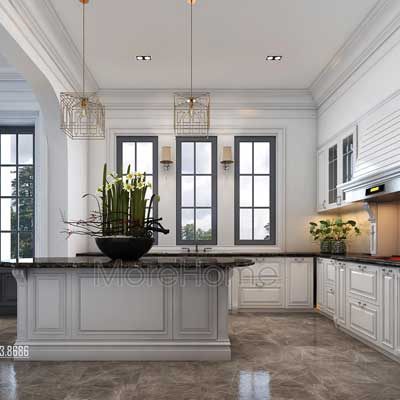 Tủ bếp tân cổ điển tại Vinhome - Anh Thanh