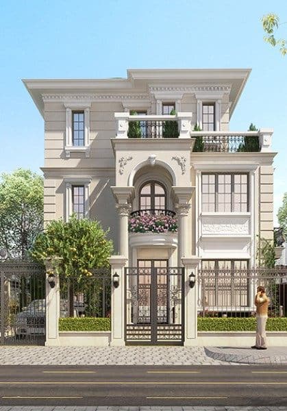Thiết kế kiến trúc và nội thất gỗ óc chó cao cấp tại biệt thự Splendora - Mr Ngọc