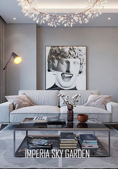 Thiết kế nội thất chung cư Imperia Sky Garden hiện đại, sang trọng