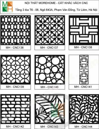 Mẫu vách ngăn cnc 016