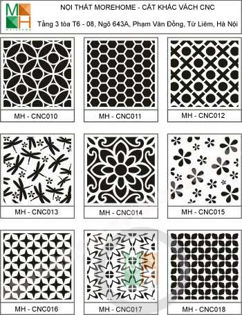 Mẫu vách cnc 002