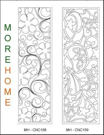 Mẫu vách ngăn cnc 021