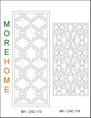 Mẫu vách ngăn cnc 029