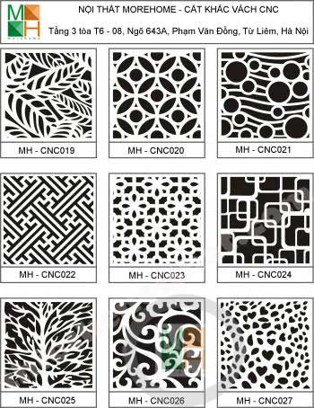 Mẫu vách cnc 003