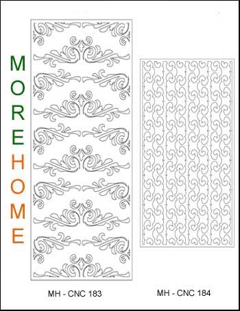 Mẫu vách ngăn cnc 034