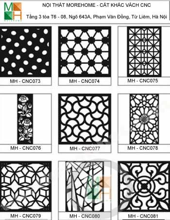 Mẫu vách ngăn cnc 009