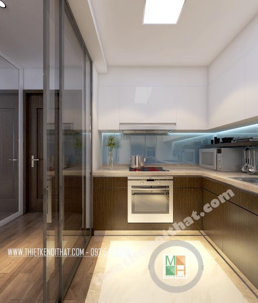 Thiết kế nội thất căn hộ hiện đại tại chung cư Royal City