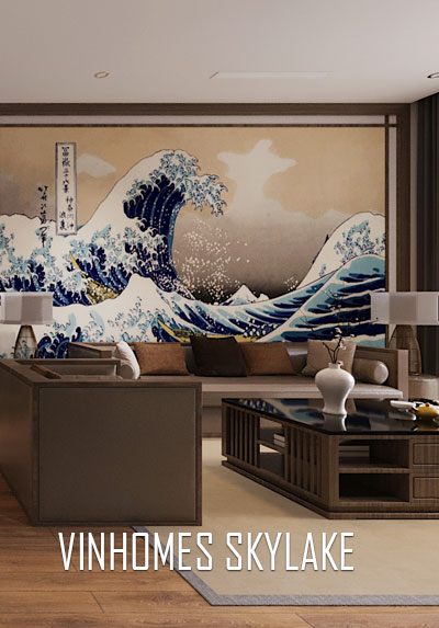  Thiết kế nội thất chung cư Vinhomes Skylake phong cách Nhật Bản đẹp
