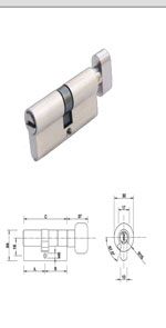 Khóa Xi lanh và lật K-705.06.701