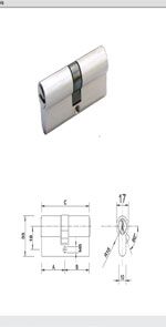 Khóa Xi lanh đôi XLD705.06.700