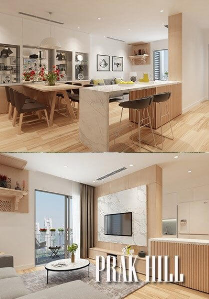 Mẫu thiết kế nội thất chung cư Park Hill hiện đại - Chị Phương