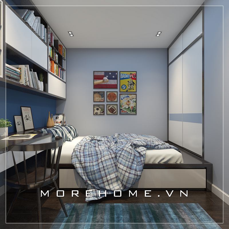 Mẫu thiết kế nội thất phòng ngủ trẻ em