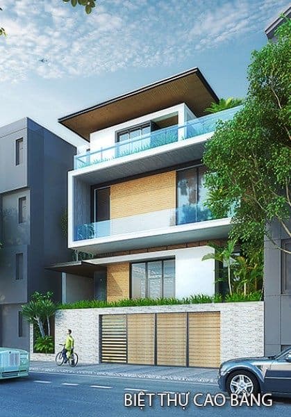 Thiết kế kiến trúc biệt thự cao cấp hiện đại tại TP Cao Bằng