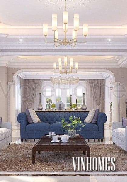 Thiết kế nội thất biệt thự Vinhome RiverSide khu đô thị Hoa Phượng