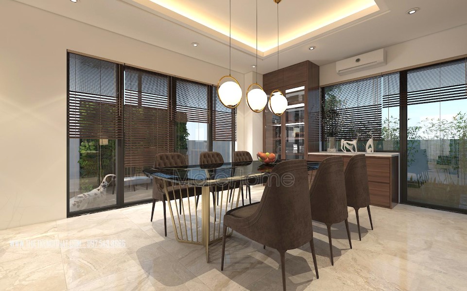 Thiết kế nội thất biệt thự Vinhomes Thăng Long Hoài Đức Hà Nội