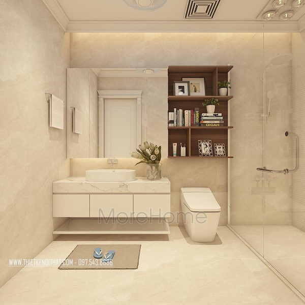 Thiết kế nội thất phòng vệ sinh chung cư TimesCity Park Hill 