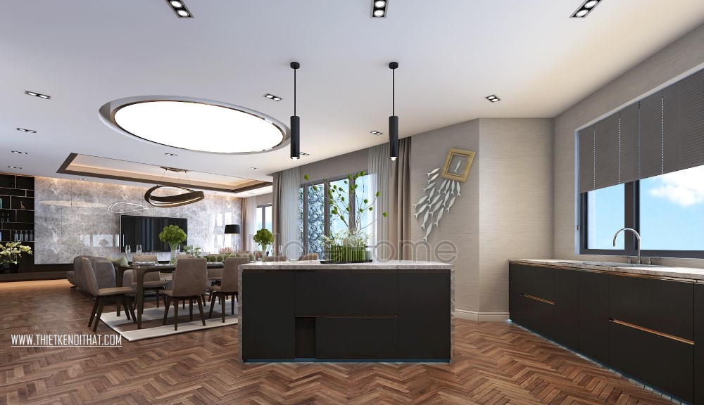 Thiết kế nội thất căn hộ chung cư Royal City