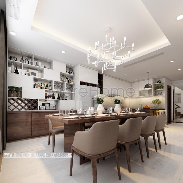 Thiết kế nội thất nhà phố Lò Đúc