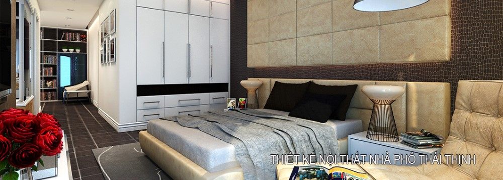 Thiết kế nội thất nhà phố thái thịnh