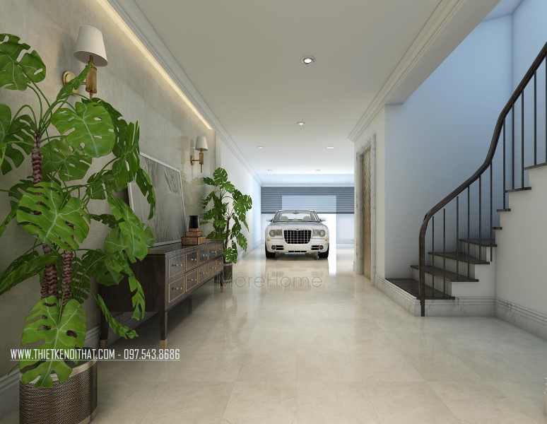 Thiết kế nội thất nhà liên kề tại khu đô thị Văn Quán