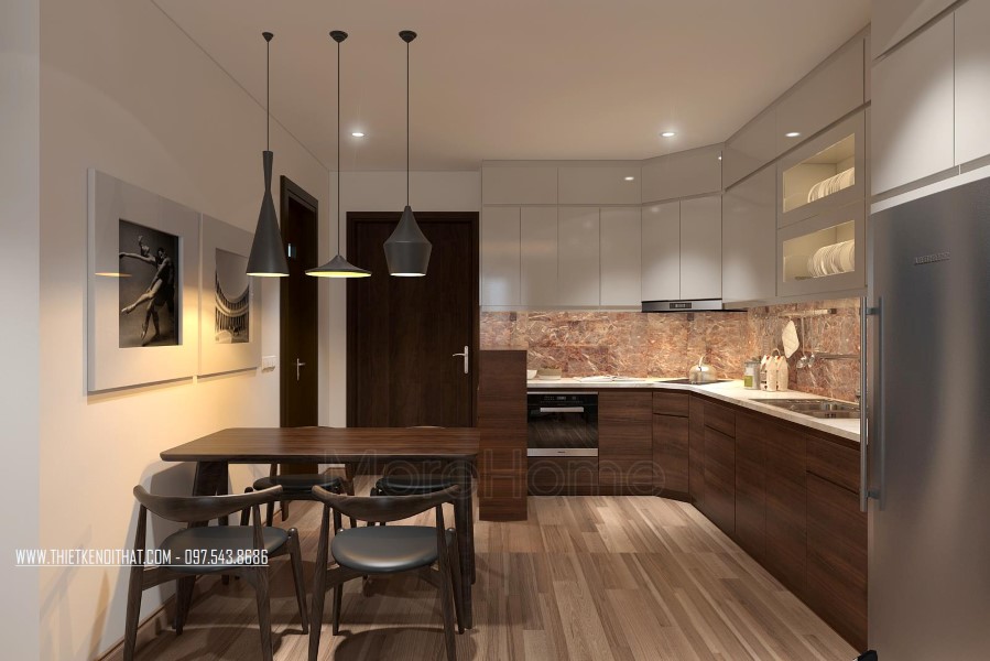 Thiết kế nội thất chung cư Home City Trung Kính