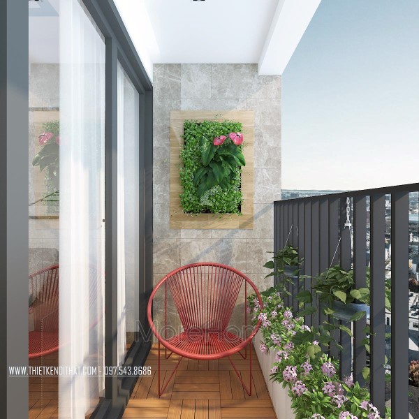 Thiết kế nội thất căn hộ chung cư Home City