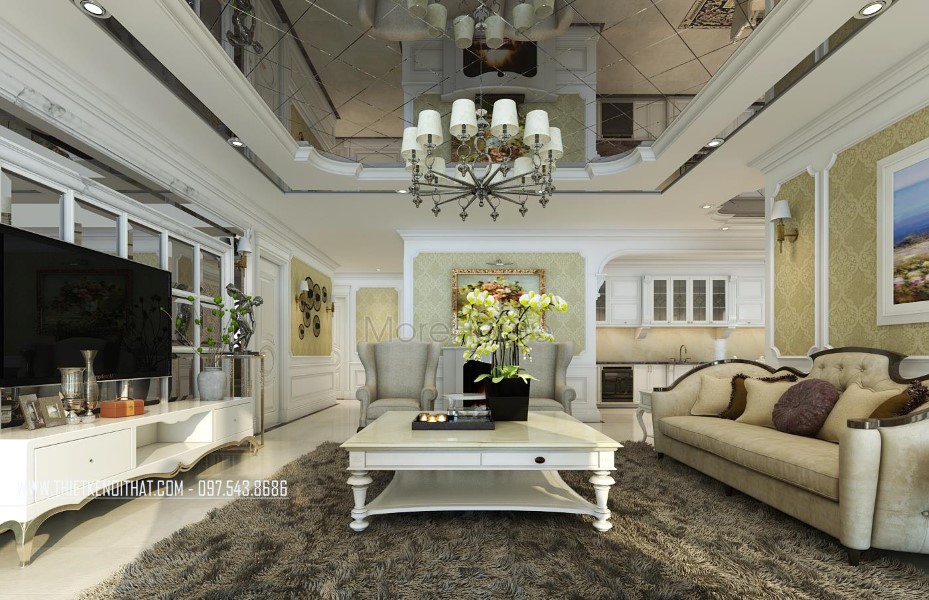 Thiết kế nội thất căn hộ chung cư cao cấp Imperia Garden