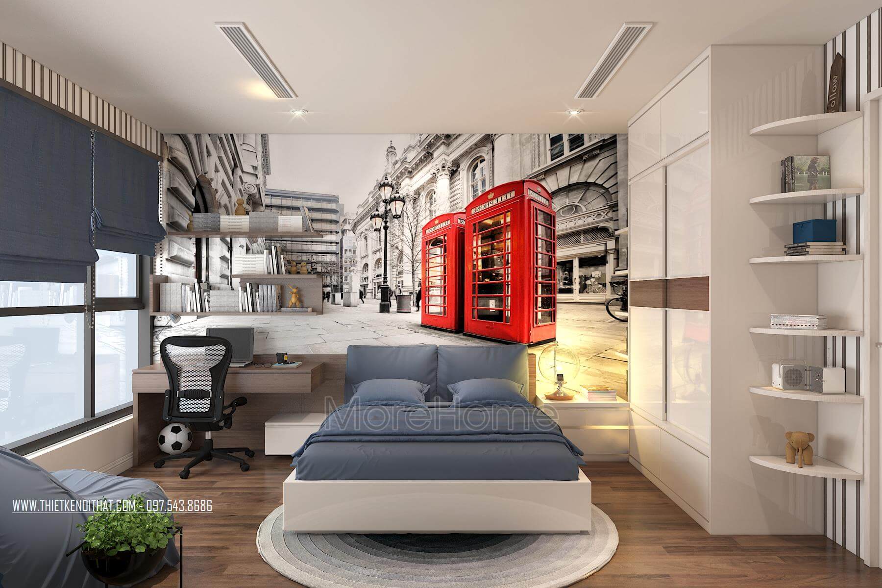 Top 3 mẫu thiết kế nội thất chung cư 70m2 hiện đại
