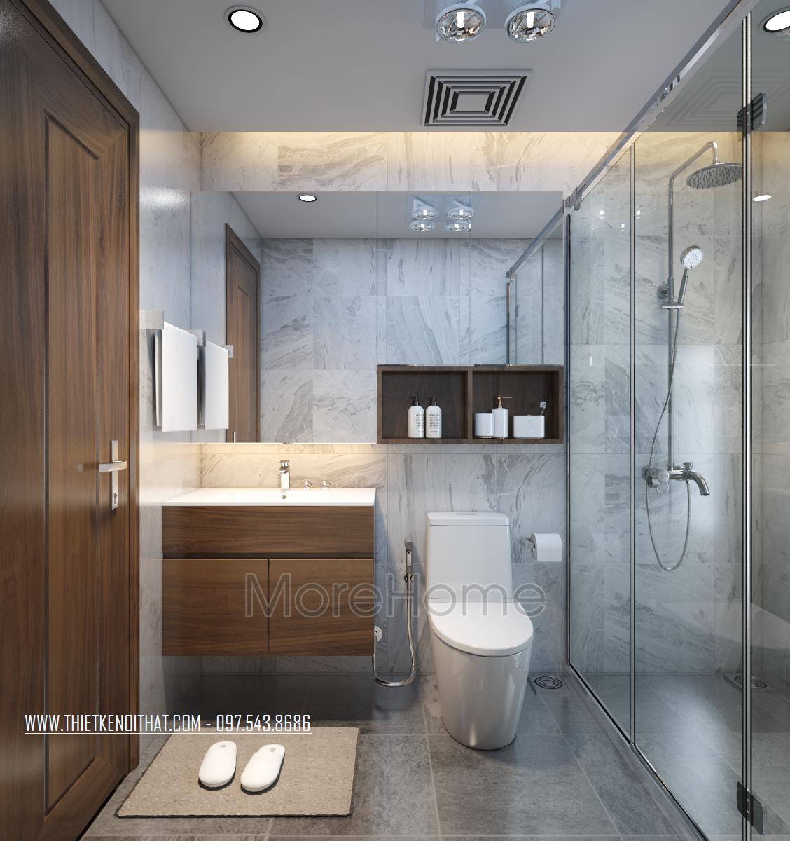 Thiết kế nội thất chung cư Mandarin Garden 2